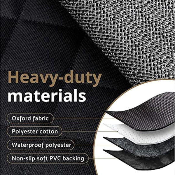 AMZPET ISOFIX Dog Car Seat Cover - Waterproof, Scratch-proof, Non-Slip, Washable (133 x 56 cm)