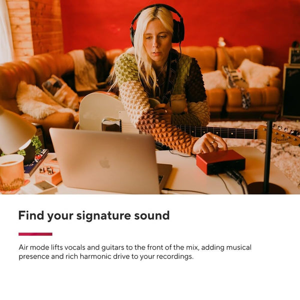 Focusrite Scarlett 2i2 4th Gen USB Audio Interface for Recording, Songwriting, Streaming and Podcasting — High-Fidelity, Studio Quality Recording, and All the Software You Need to Record