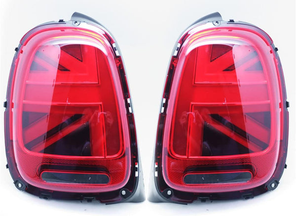 GAZOZ PERFORMANCE LED Tail Lights For 2014-2018 Cooper F56 UK UNION JACK LCI RED Lens
