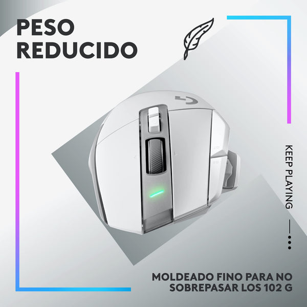 Logitech G G502 X PLUS LIGHTSPEED Wireless RGB Gaming Mouse - Optical mouse with LIGHTFORCE hybrid switches, LIGHTSYNC RGB, HERO 25K gaming sensor, compatible with PC - macOS/Windows - Black