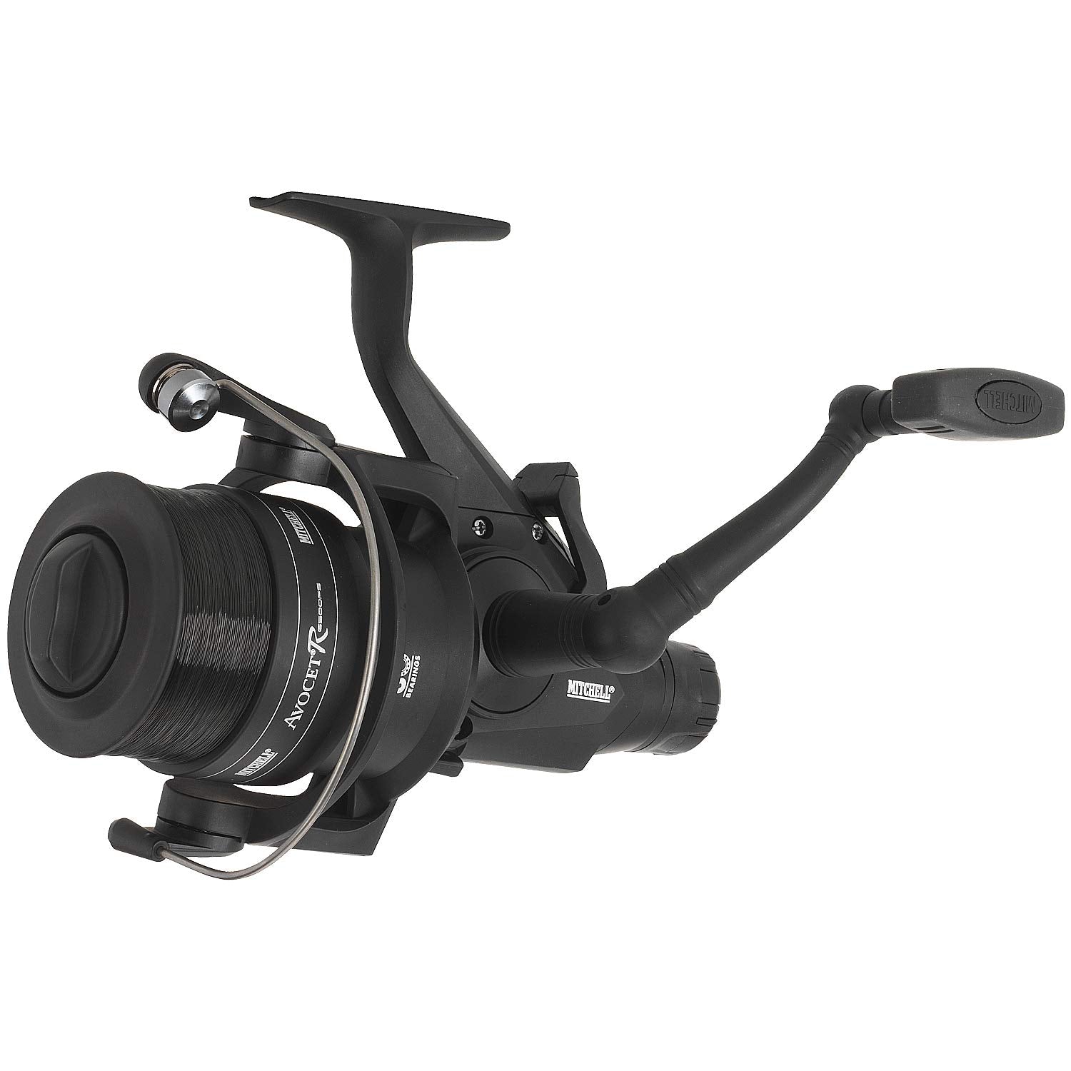 Mitchell Avocet Black Edition Carp and Catfish Reel - Supplied Pre-spooled With Fishing Line