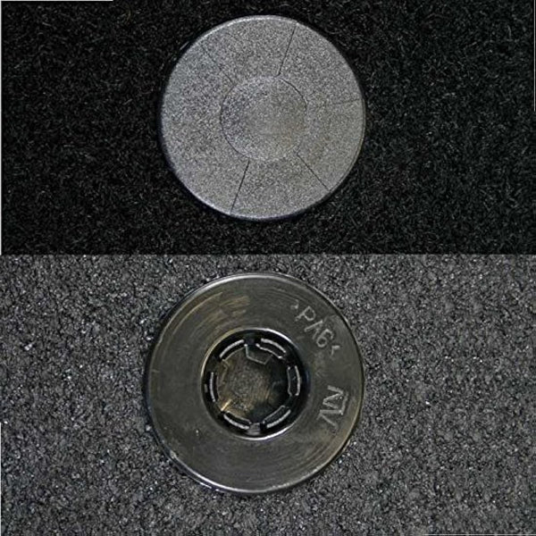 (D10:CT65) 4 Piece Ford (2011-2014) Focus MK3 Vehicle Specific Car Mat Set Grey Carpet Red Trim