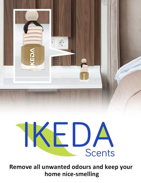 Ikeda scents Ikeda Car Air Fresheners | Automotive Hanging Pendant | Auto Perfume Diffuser with Real Oil | Strong and Long Last Fragrance | Fresh Smell Cover Odours | Car Accessories for Men Women