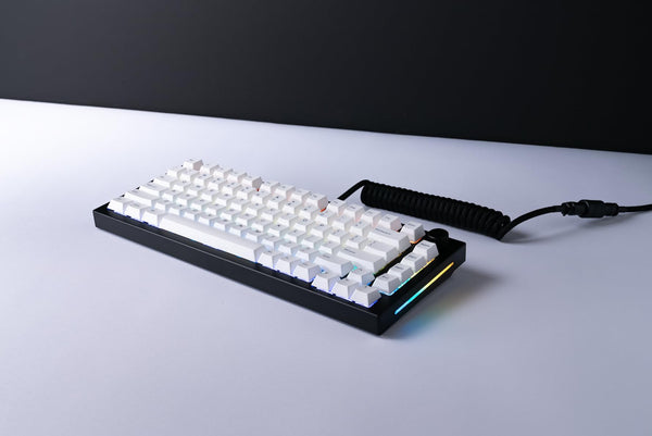 Glorious Gaming GMMK PRO 75% Barebones (Frame Only) - Modular Mechanical Gaming Keyboard, TKL Size (75%), 1.5kg Frame, RGB, Customisable, 5-Pin Switch Support, International/ISO Layout - Black Slate