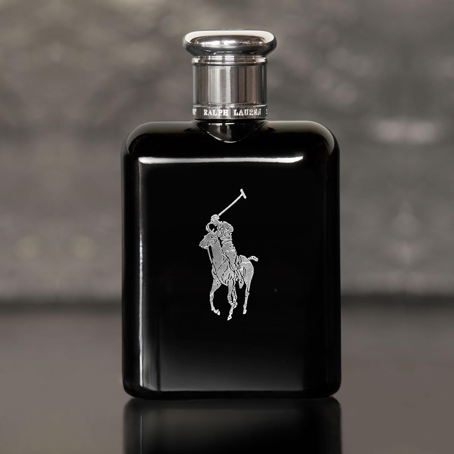 Ralph Lauren Polo Black Eau de Toilette, Men's Aftershave, Woody Aromatic Crisp Masculine Scent, Medium Intensity, Lasting Wear, Luxury Perfume for Men