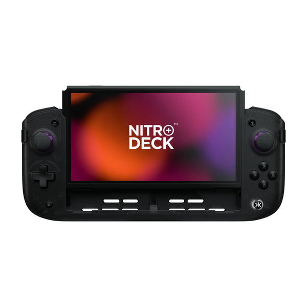 CRKD Nitro Deck+ Handheld Pro Controller for Nintendo Switch & OLED Model - TV Dockable - Programmable Sidekicks & Back Buttons - TruCollection System (Rocket League Gold Edition)