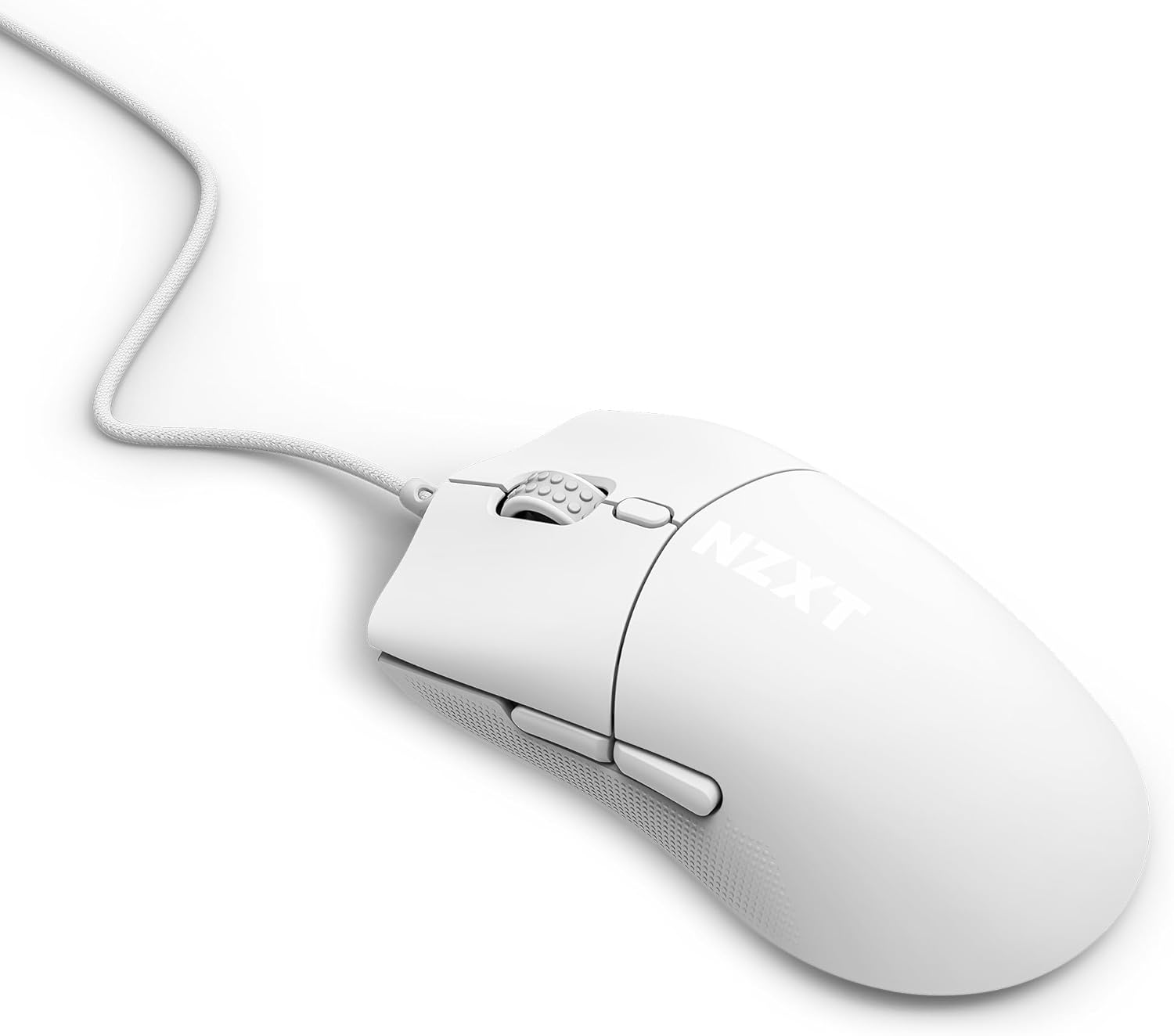 NZXT Lift 2 Ergo | Lightweight Ergonomic Wired Gaming Mouse | Lightweight 61 g Design | 8K Polling Rate | Optical Switches | 26K DPI Optical Sensor | 100% PTFE Feet | Black