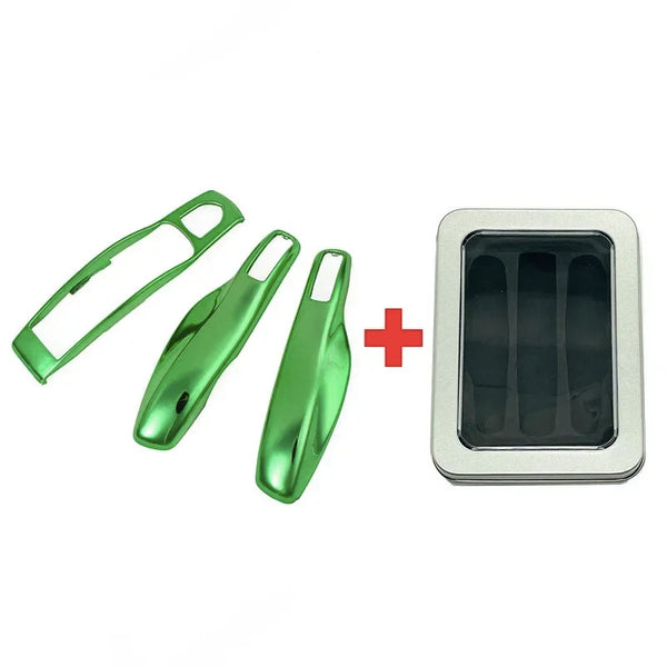 3Pcs Car Smart Remote Key Case Fob Cover Shell for Porsche Panamera Spyder Carrera Macan Boxster Cayman Cayenne 911 970 981 991