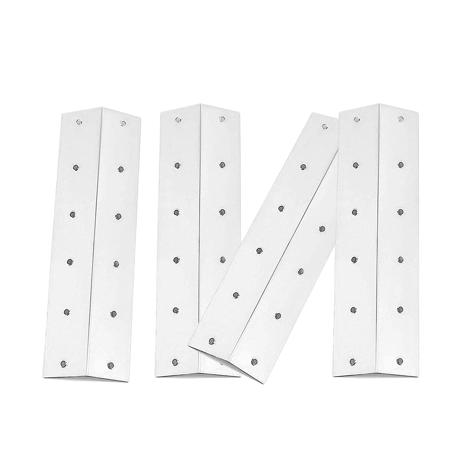 GriHero 41cm x 12.7CM BBQ Heat Plates, Outdoor Barbecue Flame Tamers for Outback BBQ Spare Parts, Blooma EM-84400SS, Kansas 4-burner, TCG4203,