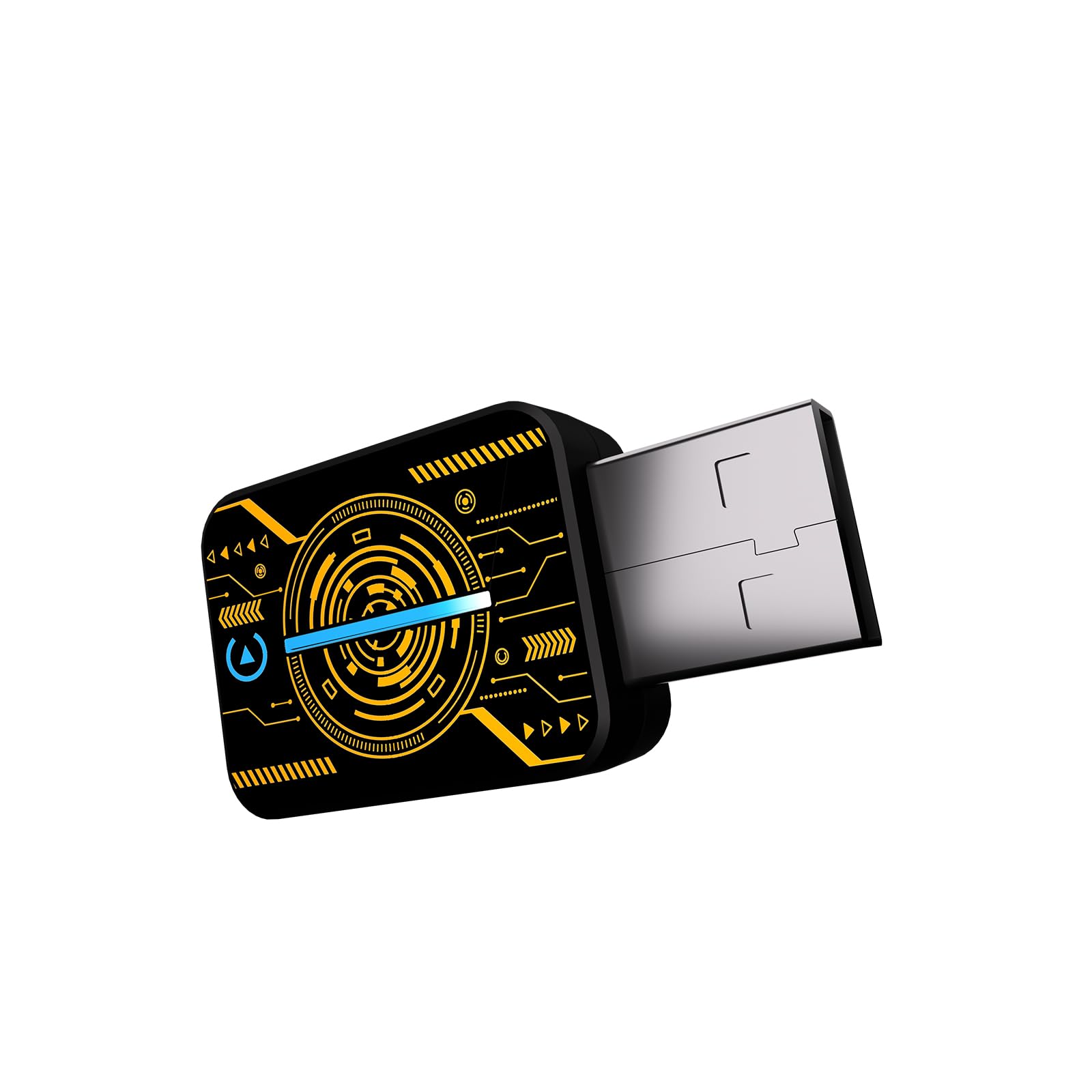 HEYINCAR+ 2025 Wireless CarPlay Adapter UK, Effortlessly Convert Wired to Wireless CarPlay, Compatible with iPhone iOS 10+ & Android Auto, Mini & Stable Car Play Wireless