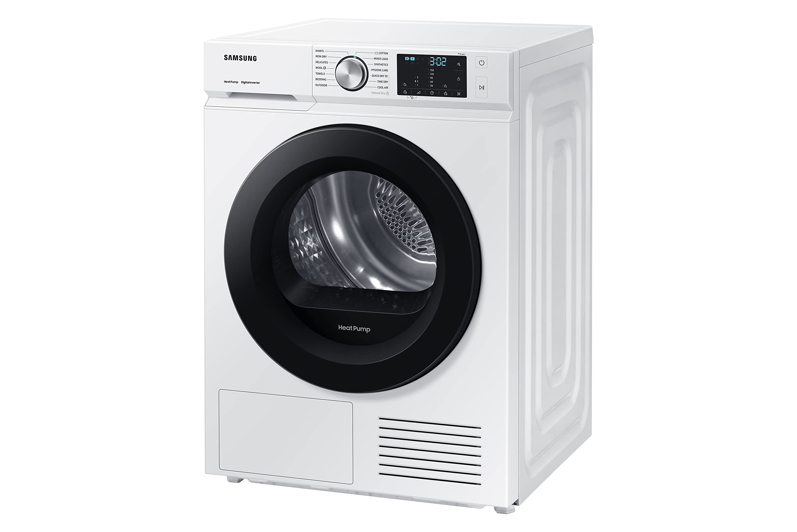 Samsung Series 5 DV80CGC0A0ABEU with OptimalDry and SmartThings, Heat Pump Tumble Dryer, 8kg
