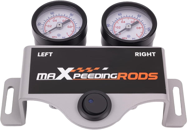 maXpeedingrods Air Suspension Kit for Ford Transit 2001 Onwards RWD Twin Wheel – 4000kg Load, 12V Compressor, 2x Air Springs, Fits Panel Van/Tipper/Motorhome/Camper