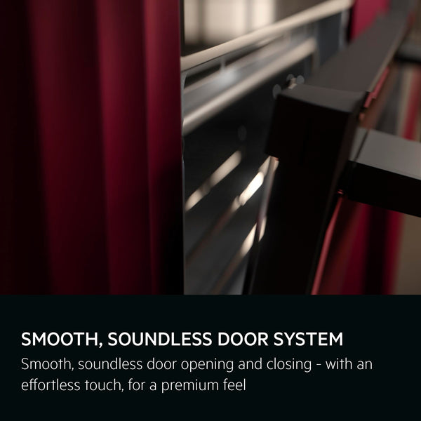 AEG 3000 Series Surroundcook Integrated Oven BEX335011B, 72L Multilevel Cooking, Turbo Grill, Defrost, Led Display, XL Baking Tray, Aqua Clean, Built-in Oven 590x560x550mm, Class A+++ Black