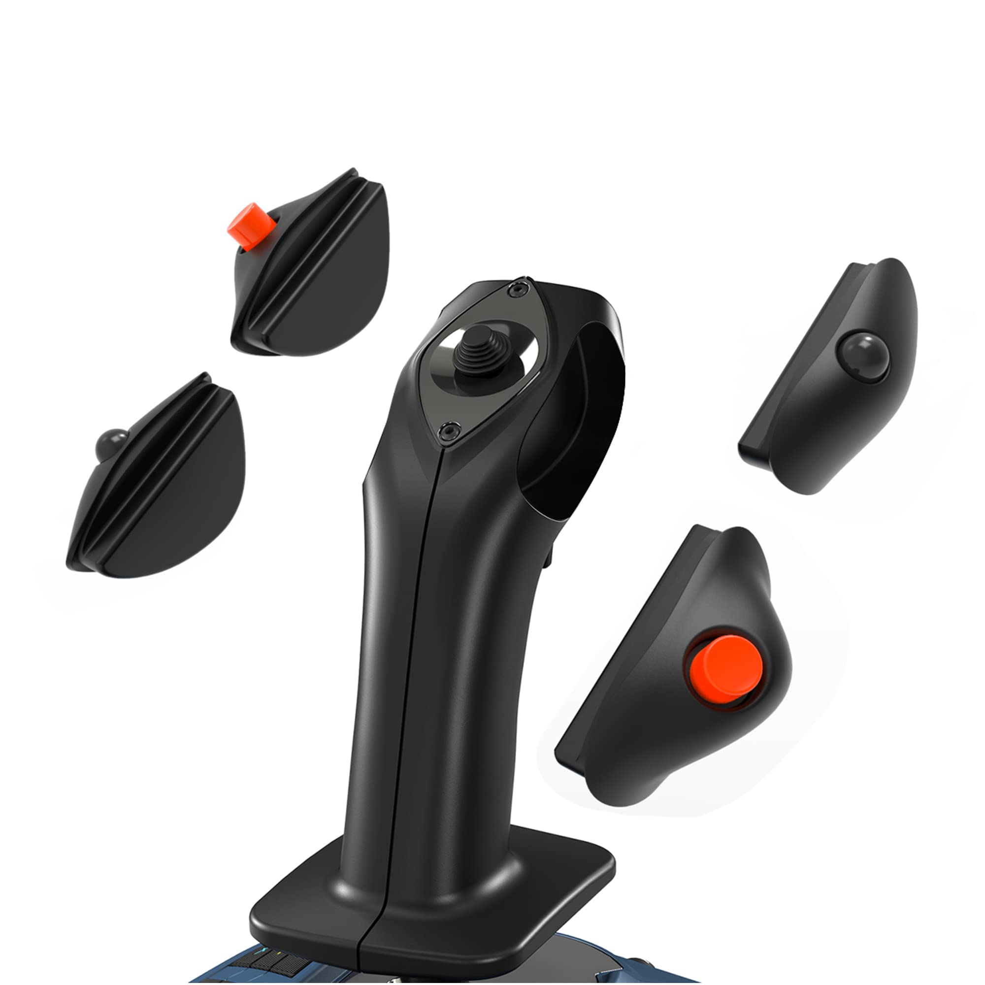 Thrustmaster TCA Sidestick Airbus Edition - Ergonomic Flight Stick with 12 Remappable Buttons and Thrust Reverser for PC