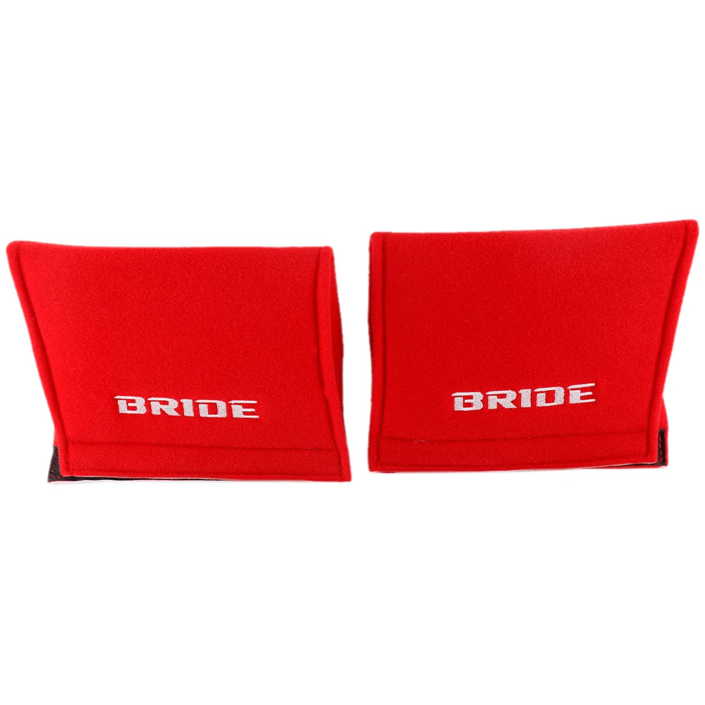 2pcs JDM BRIDE RECARO Racing Seat Cover Protect Tuning Side Pad Cushion Bucket （left and right）