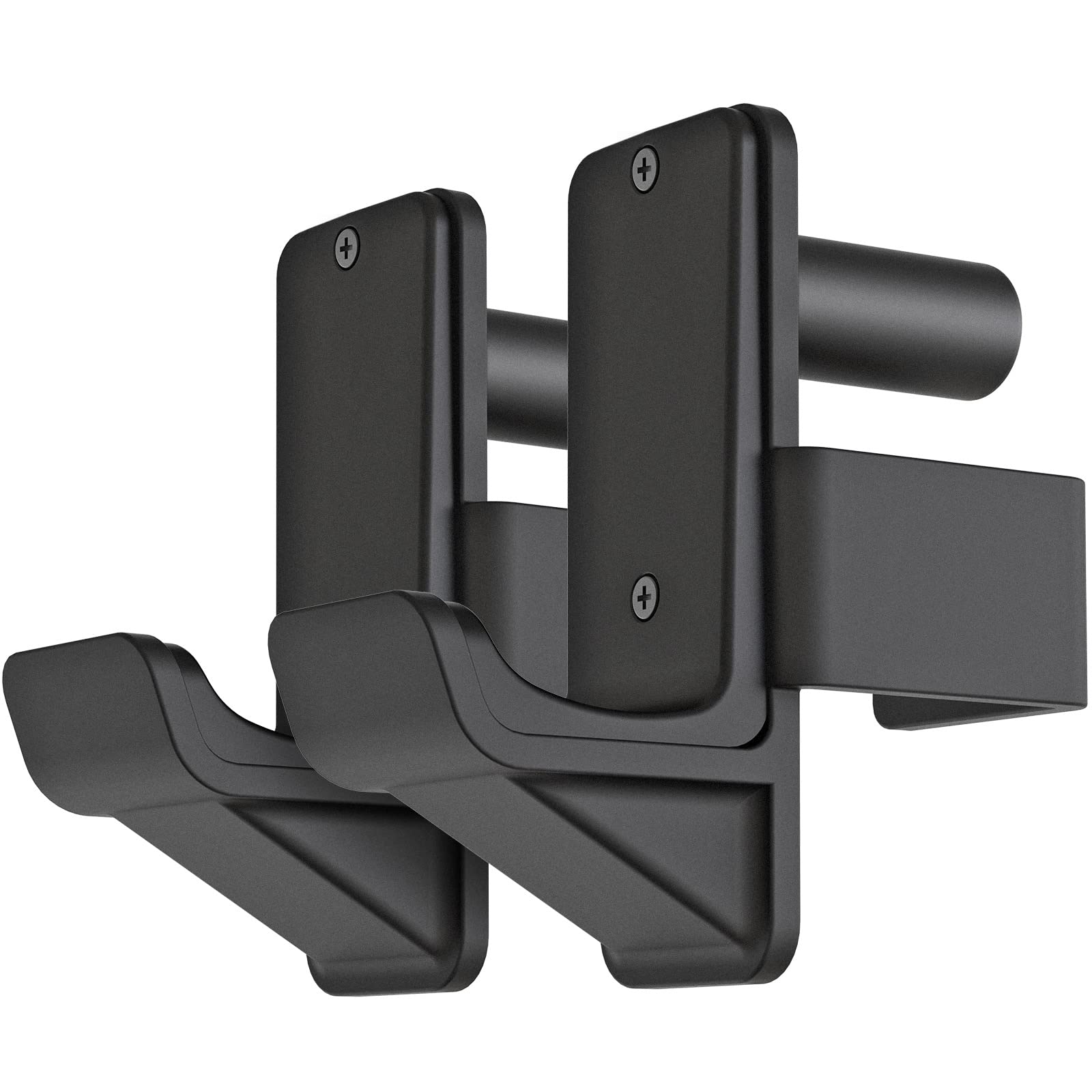 Kipika Fit 2"x2" with 1'' Hole Square Tube, Bottom Reinforcement J-hooks for Power Rack Attachments, Squat Rack Accessories, Strength Training Power