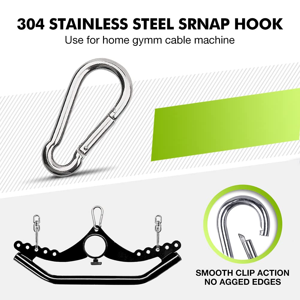 Rowing Handle LAT Pull Down Attachment,Multifunction Fitness Gripper Press Down for Cable Machine Weight Lifting, Tricep Back Muscles Training,