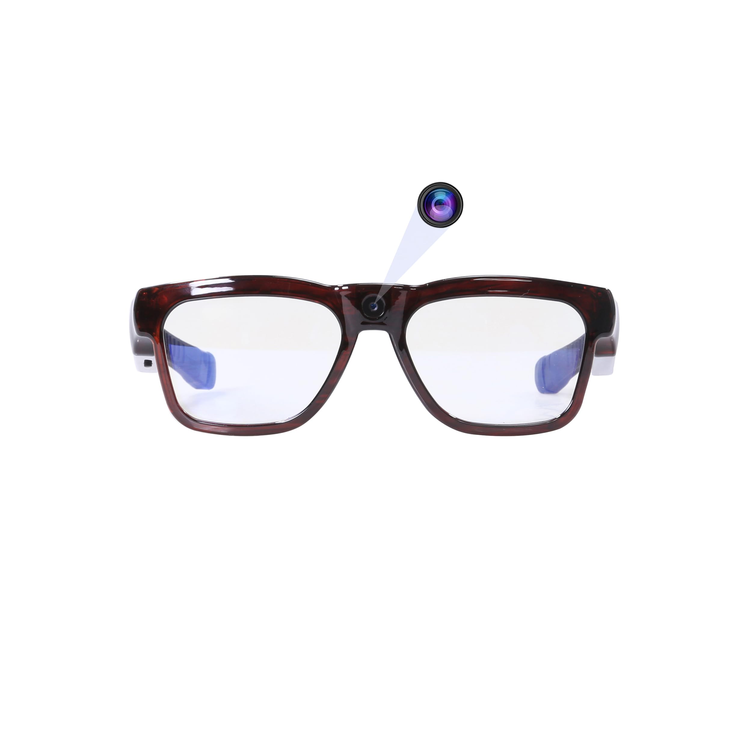 OhO Smart Glasses,128G Camera & Bluetooth Sunglasses with Open Ear Speaker Headset Headphone, Indoor&Outdoor Sports,Polarized UV Protection,For Men Women