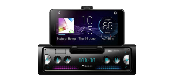 Pioneer SPH-DA230DAB 2-Din 7" touchscreen multimedia player with Apple Carplay, Android Auto, DAB/DAB+ Digital Radio, Waze (Via Android Auto or AppRadio Mode +), Bluetooth and a 13-band GEQ