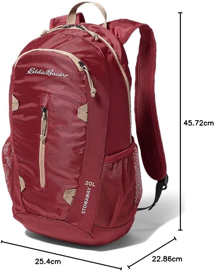 Eddie Bauer Stowaway Packable Backpack-Made from Ripstop Polyester Hiking