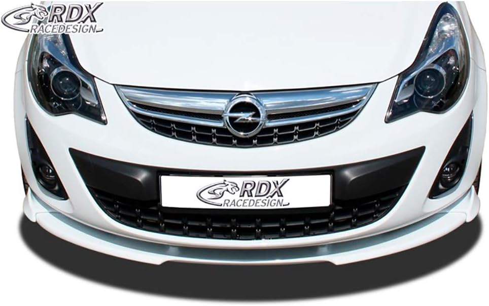 RDX Racedesign Front spoiler Vario-X compatible with Opel Corsa D Facelift 2010-2014 (PU)