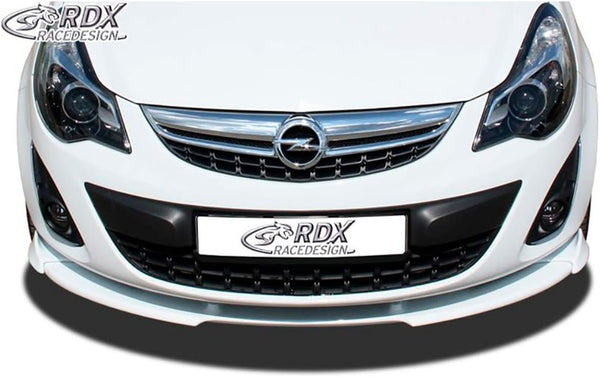RDX Racedesign Front spoiler Vario-X compatible with Opel Corsa D Facelift 2010-2014 (PU)