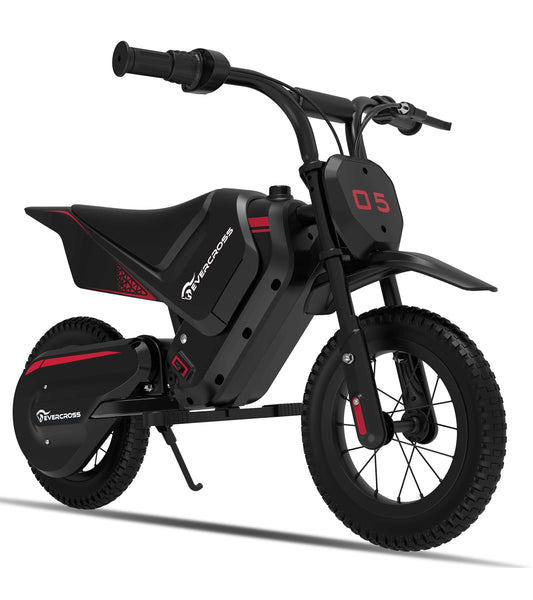 EVERCROSS EV05M Electric Motorcycle for Kids, 150W Kids Ride On Motor-cycle, 8/16 km/h Speed Modes & 15 km Long-Range Electric Motorcycle, 12'' Moto Cross for Children Aged 3-12 Years