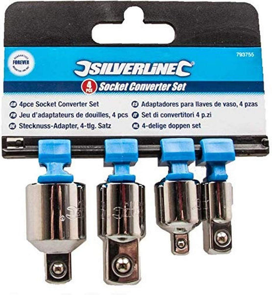 Silverline 793755 Socket Converter Set 4pce 4pce