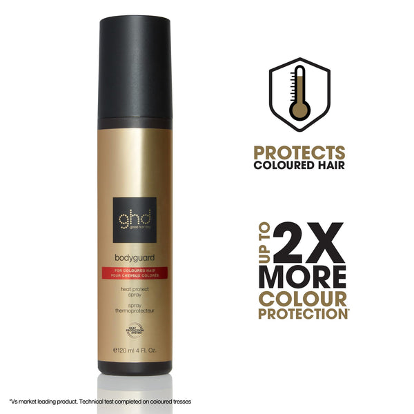 ghd Bodyguard Heat Protect Spray - Invisible & Lightweight Heat Protection, Protects Against Heat Damage, Hair Looks & Feels Healthier - 120ml
