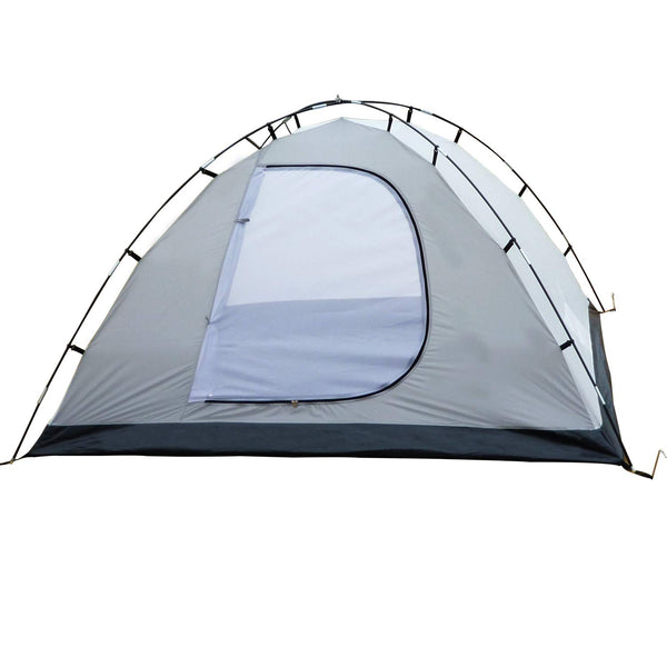 SAFACUS 3-4 Person Dome Camping Tent, Double layer, Full Waterproof Holiday Family 3 to 4 Man Tent, Easy to Set Up for Outdoors Hiking Fishing Traveling Beach Vacation