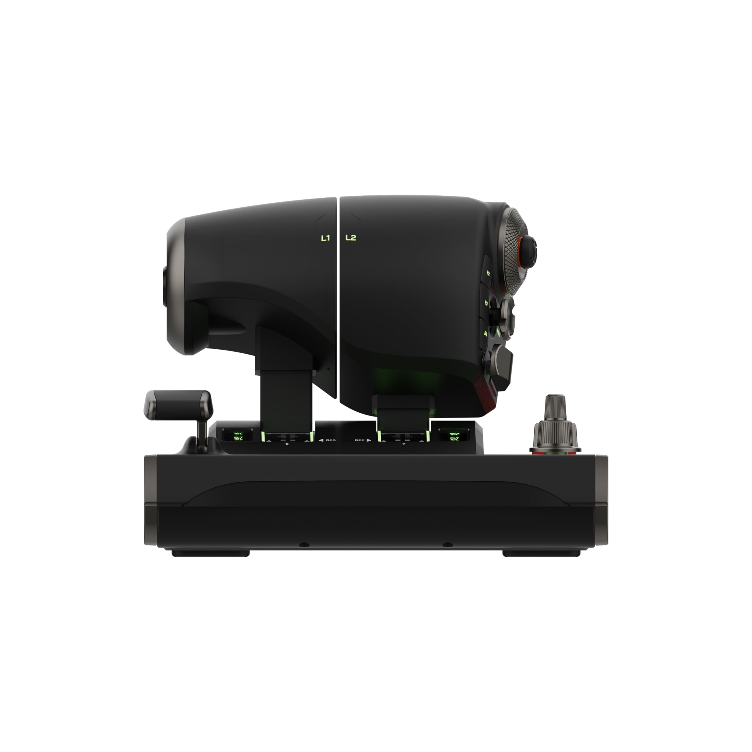 Turtle Beach VelocityOne Flightdeck - Universal HOTAS Simulation Joystick & Throttle with Touch Display, Stick Mounted HUD and Contactless Sensors for Air and Space Combat on Windows 10 & 11