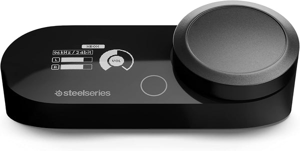 SteelSeries 60263 GameDAC Gen 2 (Xbox) Hi-Res Audio Amplifier - ESS Sabre Quad-DAC - AI Noise Cancellation - 360° Spatial Audio - Hi-Res Certified - PC,Xbox, PS5, PS4, Black