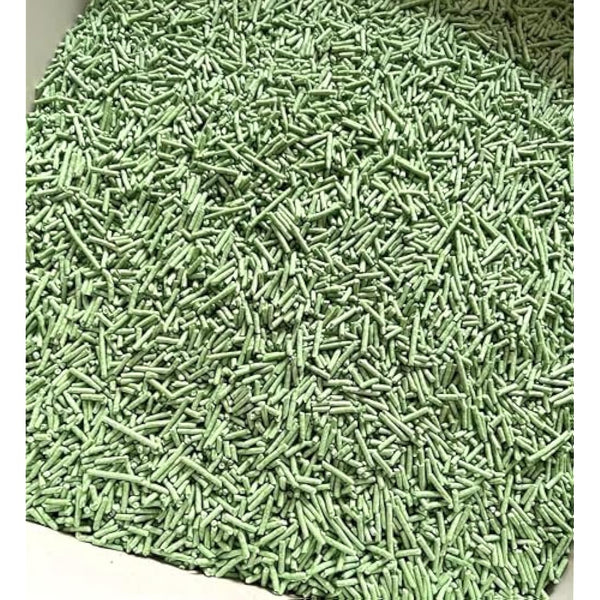 HS Petcare Organic Tofu Cat Litter Original Scent, Ultra clumping, Great odour control, Flushable reduce waste, Long lasting Dust free (Pack of 3 (21L), Green Tea/Matcha)