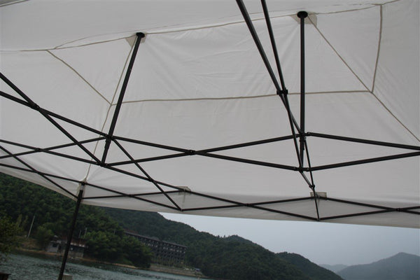 All Seasons Gazebos 3x4.5 Fully Waterproof Pop up Gazebo With Accessories - Metallic Grey