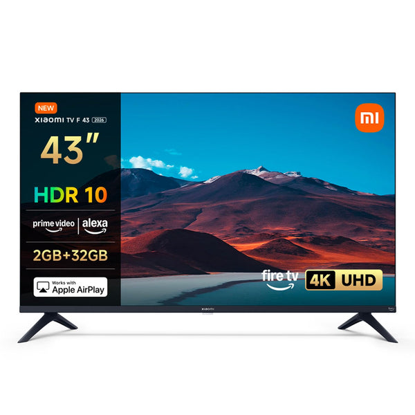 XIAOMI TV F Pro 75, 75 Inches (190 cm), 4K UHD QLED, Smart TV, Fire TV, HDR10+, Game Boost mode 120Hz, MEMC, Alexa Voice Control, 2GB+32GB, Works with Apple AirPlay
