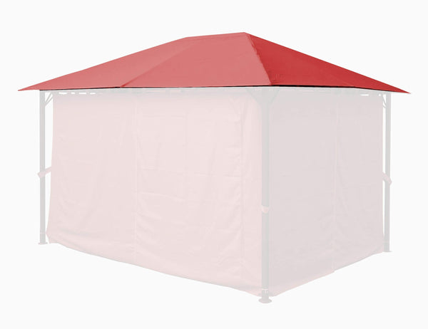 QUICK STAR Replacement Roof for Garden Gazebo 3x4m Orange-Red