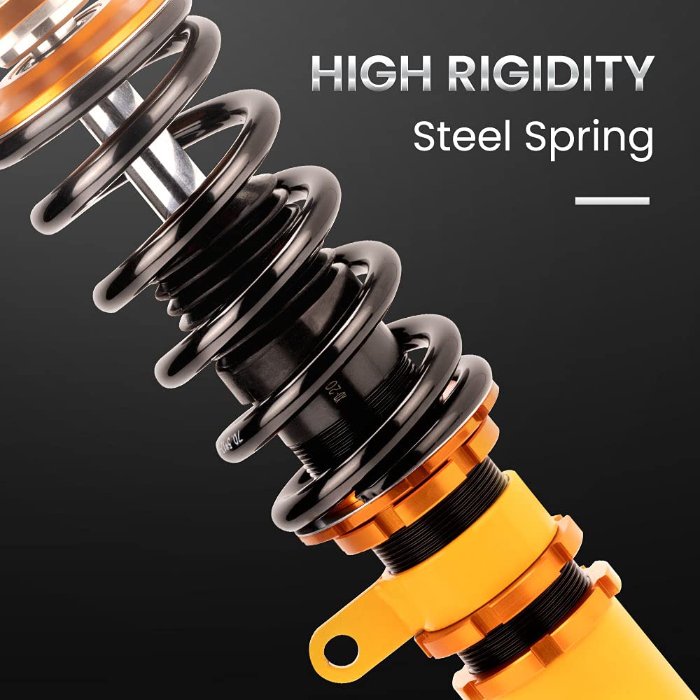 maXpeedingrods Coilovers Shock Suspension for BMW E46 3 Series 316i 318i 320i 323i 325i 328i 330i 1998-2006 - Red