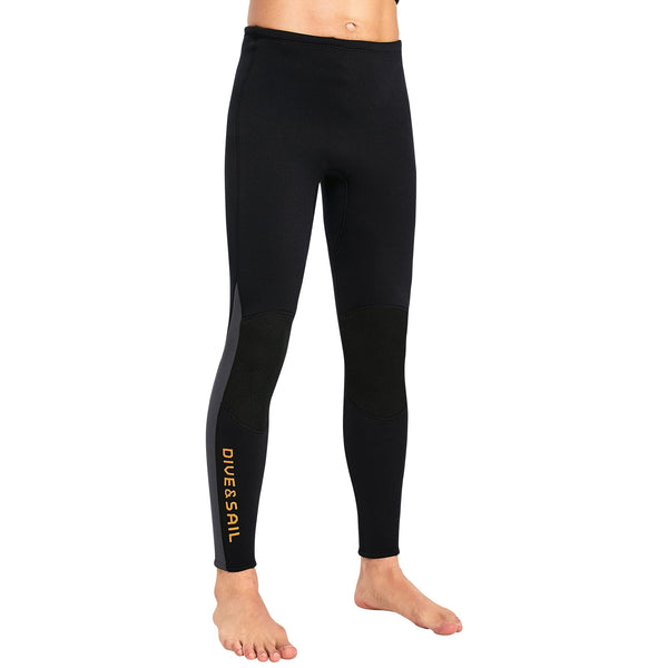 EUPTE 3mm Diving Wetsuit Pants Swimming Pants Leggings for Women Men (S, Men)