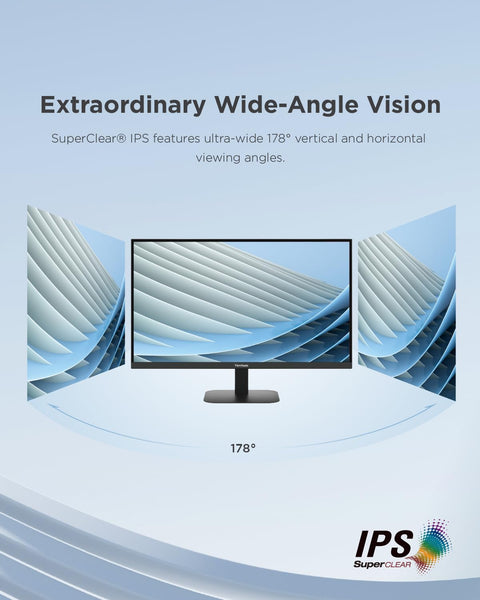 ViewSonic VA3209-2K-MHD 32-inch 2K QHD IPS Monitor, 75Hz VRR, HDR10, with HDMI, DisplayPort, Integrated Speakers