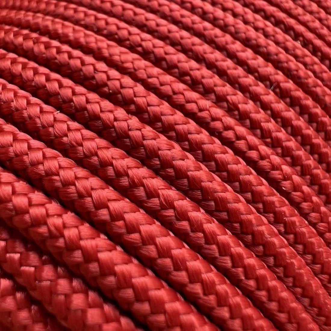 Abio Paracord 550 4 mm 100 m Nylon Rope Cord Nylon Cord for Bracelets Guy Ropes Camping Rope Washing Line Masonry Cord Tent Cord for Army Netting Survival Kit Equipment Cherry #061 4 mm 100 m