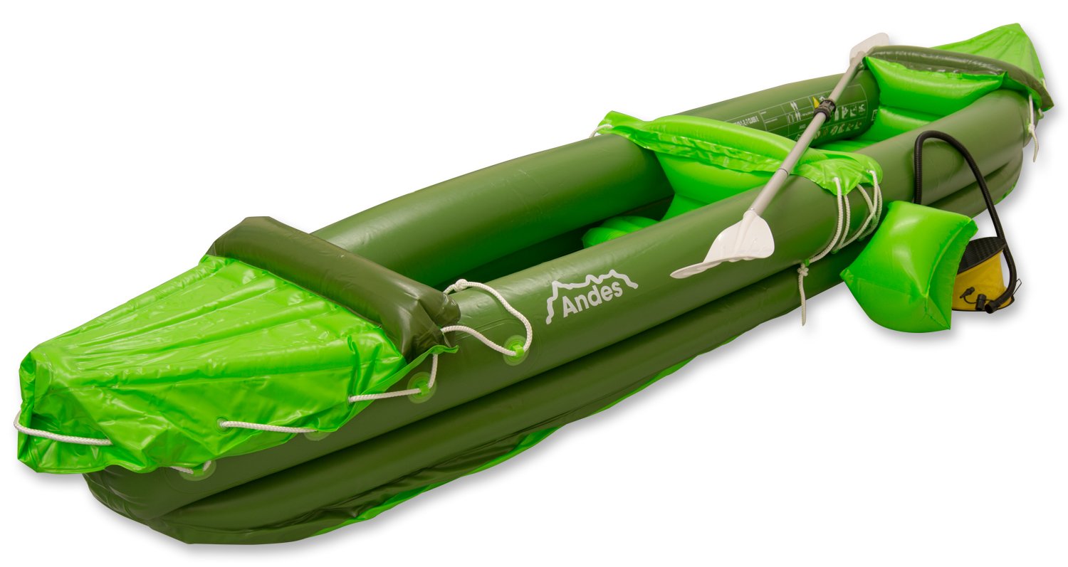 Andes Inflatable/Blow Up Two Person Kayak/Canoe With Paddle Water Sports
