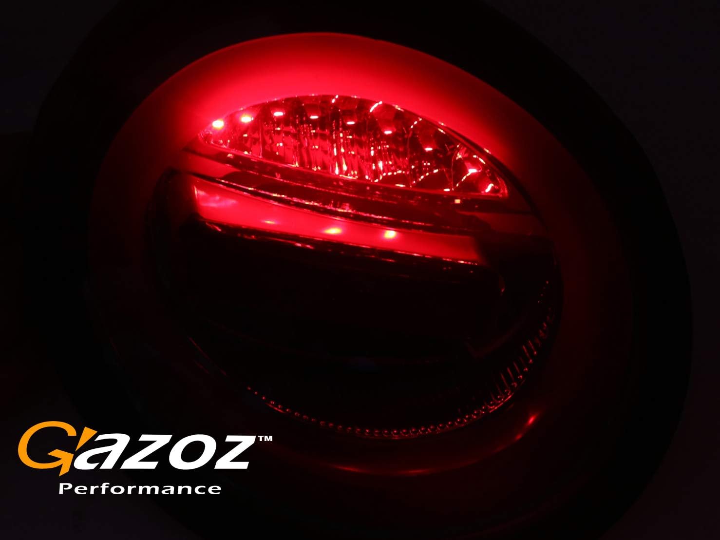 GAZOZ PERFORMANCE LED Tail Lights W/Sequential Indicators For 98-05 NEW BEETLE - Smoked