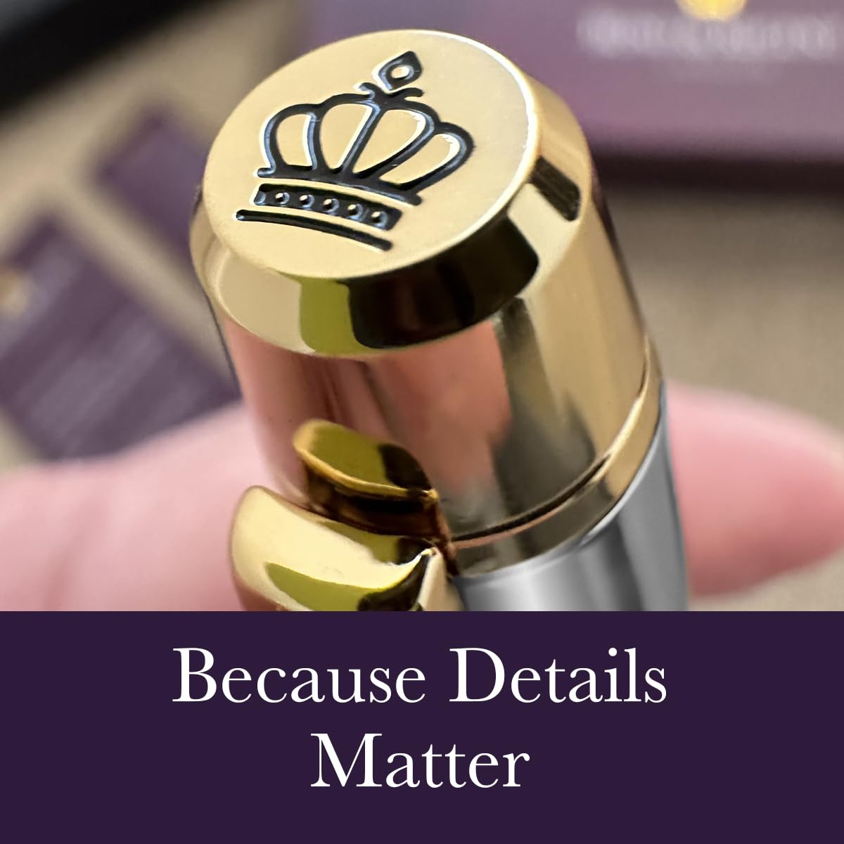 Bond & Regent Gloss Black & 24 Karat Gold - Certified Luxury Grade Rollerball Pen | Nice Gift for Men & Women