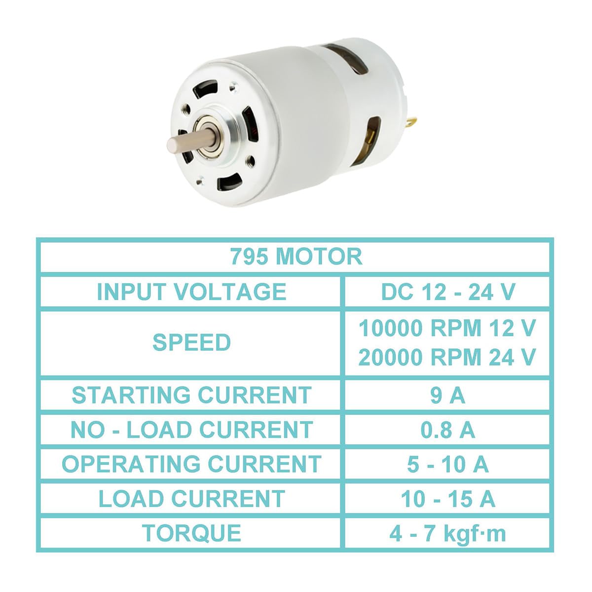 2 Pcs 545 Micro Motor DC 3.7-7.4 V 23500 RPM Long Shaft High Torque Gear RC Power Wheel Mini/Small Motor with Spring Wire, for RC Toy Car/Robot/Mini Fan/Electric Drill/UAV/DIY/Test