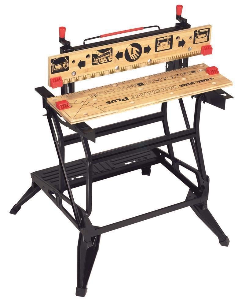 BLACK+DECKER Workmate 825 Deluxe Dual-Height Workbench, WM825-XJ