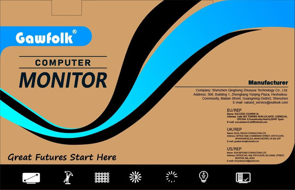 Gawfolk 34 Inch Ultrawide Curved 144Hz Gaming Computer Monitor 1500R PC Screen 21:9 UWQHD (3440x1440),Adaptive Sync,178° Viewing Angle,Display Port、HDMI 2.0, VESA75x75MM-Black