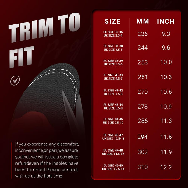 VALsole Orthotic Insole,Arch SupportFor Insole,Plantar FasciitisInsole,for OverPronation,Flat Feet,Metatarsalgia,Heel Pain, Insoles for Men and Women,Blue (UK 9-28cm, Blue-V227)