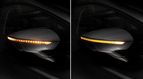 OSRAM LEDriving dynamic LED mirror indicator for Audi A3 8 V, Audi S3 8 V, Audi RS3 8 V - Black Edition