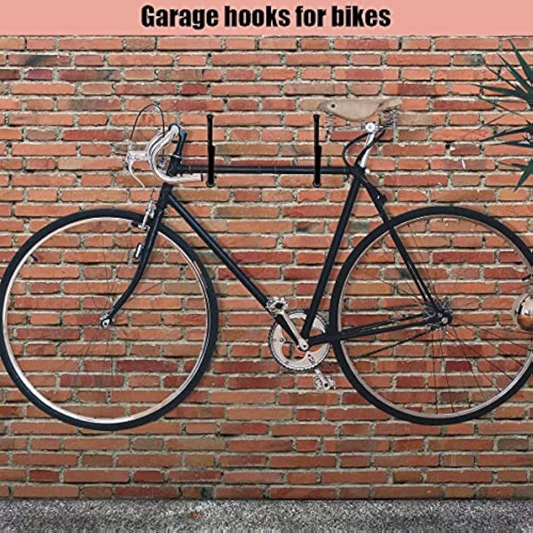 Heavy Duty Garage Storage Hooks, Wall Mounted Utility Hanger Indoor Hanging Rack for Kayak Canoe, Surfboard,Snow Board,Ski Board, Ladder, Folding Chairs, Bicycle and Tools (4 Pack)