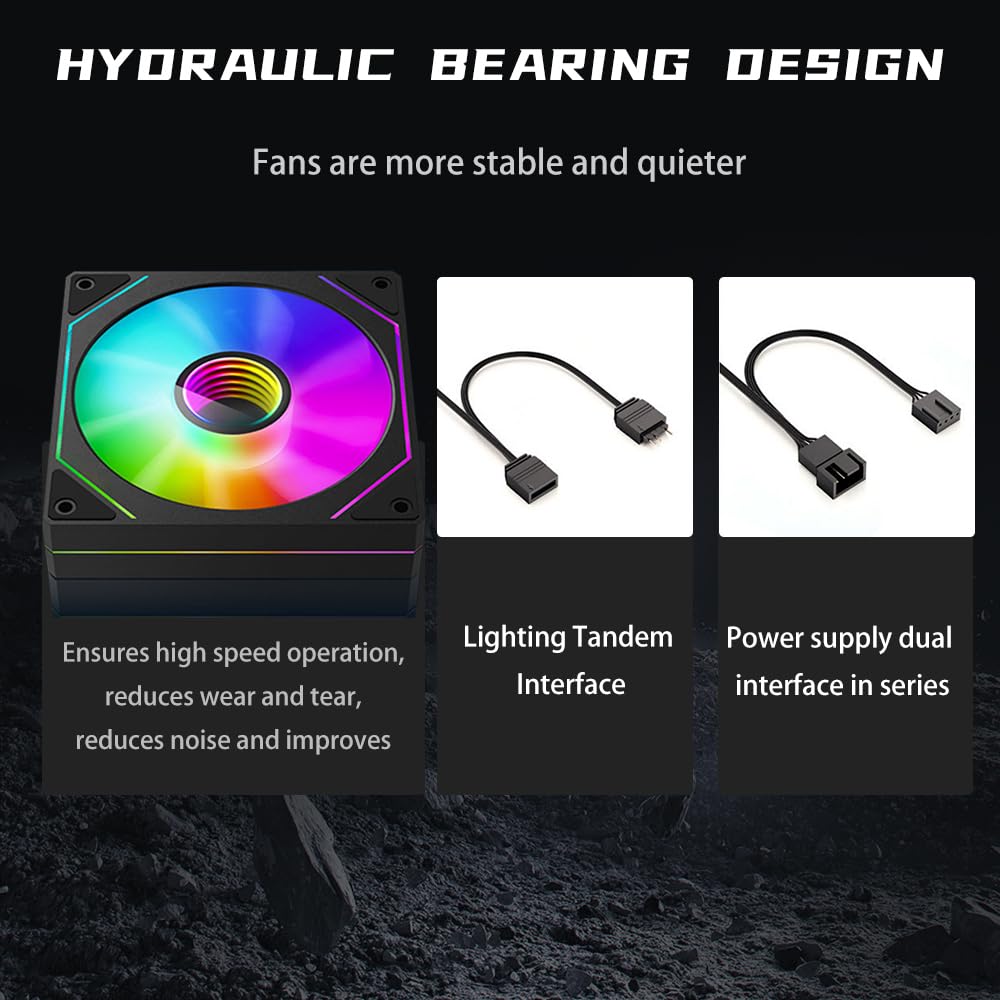 TZMRIT KF420 DGT ARGB CPU Cooler with temperature display, for Intel LGA 1700/1200/115X/1851/1366/2011, for AMD AM4/AM5 (BK)